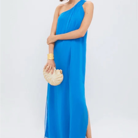 TUCKERNUCK Pomander Place Baleine Blue Soleil Gown NWT Medium M Sold Out - Picture 2 of 7